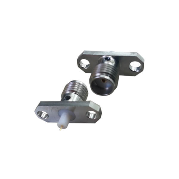 RHT-612-0227 sma直式法兰盘射频同轴连接器有线电视头母头