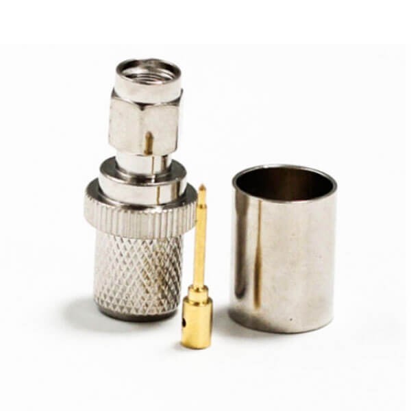 sma公头接RG8连接器 直式压接