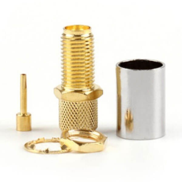 sma 母头接LMR400直式压接连接器