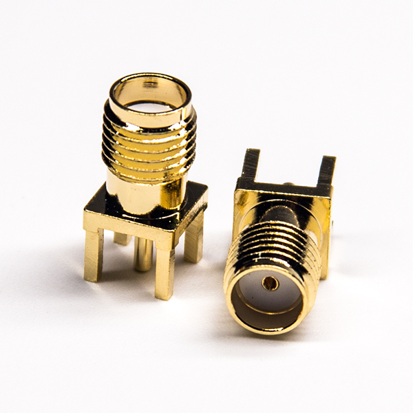 直式sma直式接头母头插板式接PCB板