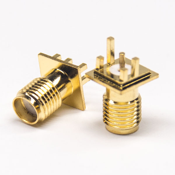 异型sma卡板sma接头直式母头脚长短不一连接器